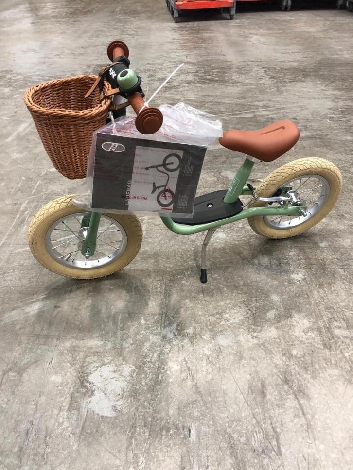 Puky loopfiets XL Classic handrem retro groen vanaf 3 jaar, Kinderen en Baby's, Speelgoed | Buiten | Voertuigen en Loopfietsen