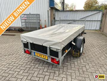 SARIS BAKWAGEN BMG135 NETTE OPEN ENKEL-AS GEREMD 1350KG+ZEIL beschikbaar voor biedingen