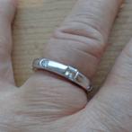zilveren ring TiSento met rondom heldere stenen [882], Verzenden, Zo goed als nieuw, 17 tot 18, Dame