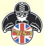 BSA Cafe Racer sticker #6, Motoren, Accessoires | Stickers