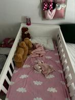 Ledikant kinderbed baby bed(hoog glans wit), Ophalen of Verzenden, Minder dan 70 cm, Minder dan 140 cm, Zo goed als nieuw