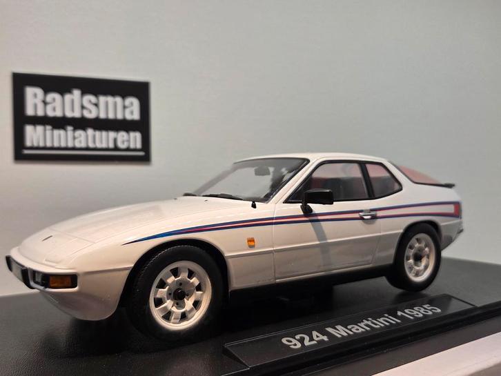 Porsche 924 Martini - 1985 - 1:18 KK-Scale, Hobby en Vrije tijd, Modelauto's | 1:18, Nieuw, Auto, Ophalen of Verzenden