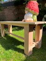 NIEUW OP MAAT GEMAAKT - 2-3 personen - Tuinbank, 150 tot 200 cm, 75 tot 100 cm, Ophalen of Verzenden, Rechte bank