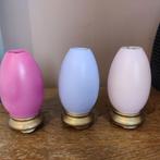 Vintage Ei Vormige Kandelaars, Huis en Inrichting, Woonaccessoires | Kandelaars en Kaarsen, Kunststof, Gebruikt, Overige kleuren