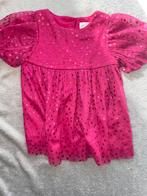 ZGAN, leuke fuchsia roze feestjurk met pailettjes, maatje 68, Kinderen en Baby's, Babykleding | Maat 68, Ophalen of Verzenden