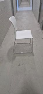 Design Sting Patra Steel- chair white plastic( set of 8), Huis en Inrichting, Ophalen, Zo goed als nieuw, Wit