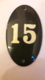 EMAILLE DEURNUMMER PLAATJE, Ophalen of Verzenden