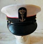 Korps Mariniers Oude  Platte Pet Onderofficieren, Verzenden, Marine, Nederland, Helm of Baret