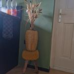 Supermooie grote vaas met krukje., Huis en Inrichting, Ophalen, Zo goed als nieuw