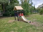 speelhuisje inclusief glijbaan, Ophalen, Gebruikt, Glijbaan