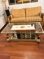 Salontafel met 4 x arend, Huis en Inrichting, Tafels | Salontafels, Ophalen, Gebruikt, 50 tot 75 cm, 50 tot 100 cm