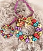 Multicolor kerst krans van belletjes, Ophalen of Verzenden, Zo goed als nieuw