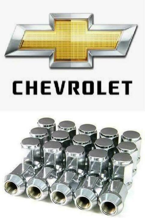 Set wielmoeren moeren Chevy Bel Air Avalanche Camaro Caprice, Auto diversen, Wieldoppen, Nieuw, Ophalen of Verzenden