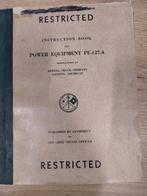 Manuals power supply generators PE tbv diverse radio sets, Verzamelen, Militaria | Tweede Wereldoorlog, Ophalen of Verzenden, Landmacht