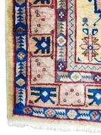 Handgeknoopt Perzisch wol tapijt Uzbekistan geel 204x315cm, 200 cm of meer, 150 tot 200 cm, Perzisch vintage oosters HYPE, Gebruikt