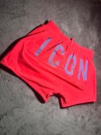 Dsquared2 ICON Zwembroek Rood Maat M 48, Dsquared2, Maat 48/50 (M), Ophalen of Verzenden, Zwemshort