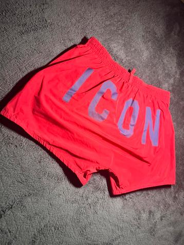 Dsquared2 ICON Zwembroek Rood Maat M 48 beschikbaar voor biedingen