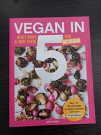 Vegan in 5 roxy pope en ben book, Boeken, Kookboeken, Roxy pope, Gezond koken, Nieuw, Ophalen of Verzenden