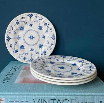 Churchill Georgian Finlandia set van 4 dessert/gebaksbordjes beschikbaar voor biedingen