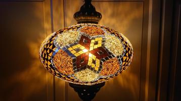 Diverse Oosterse Arabische Turkse Boho glasmozaiek hanglamp beschikbaar voor biedingen