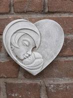 Moeder en kind wanddecoratie betonnen beeld tuinbeeld beton, Nieuw, Ophalen of Verzenden