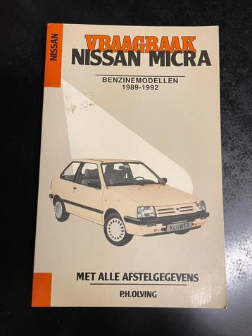 vraagbaak Nissan Micra benzinemodellen 1989 - 1992 PH Olving beschikbaar voor biedingen