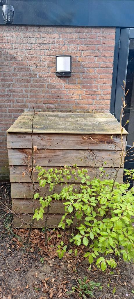 Houten ombouw kliko's, Tuin en Terras, Bergingen en Tuinkasten, Zo goed als nieuw, Overige typen, Hout, Ophalen