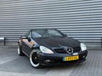 Mercedes-Benz SLK-klasse 200 K. (bj 2005) LEER|ECC|CABRIO|EL, 65 €/maand, Achterwielaandrijving, Gebruikt, Zwart