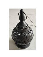 windlicht, Huis en Inrichting, Woonaccessoires | Kandelaars en Kaarsen, Ophalen, Zwart, Zo goed als nieuw, Metaal