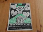 Peter peter doe het niet - jaap valkhoff / francis bay, Gebruikt, Accordeon, Ophalen of Verzenden, Artiest of Componist