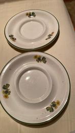 Twee gave schoteltjes Florabunda, Ophalen of Verzenden
