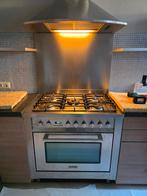 Ariston Gasfornuis met Oven - 90cm Breed, nette staat!, Witgoed en Apparatuur, Fornuizen, Gebruikt, 60 cm of meer, Ophalen of Verzenden