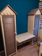 (kleding)kast met bureau/commode, Kinderen en Baby's, Kinderkamer | Commodes en Kasten, Ophalen, Gebruikt, Kast, 50 tot 70 cm