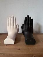 Witte en zwarte hand zware design boekensteunen, Ophalen of Verzenden, Zo goed als nieuw