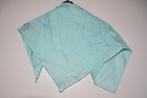 Zijden sjaal in mintgroen sjaaltje, Ophalen of Verzenden, Zo goed als nieuw, Maat 38/40 (M), Sjaal