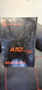Autobianchi A112 Abarth, Auto diversen, Handleidingen en Instructieboekjes, Ophalen of Verzenden