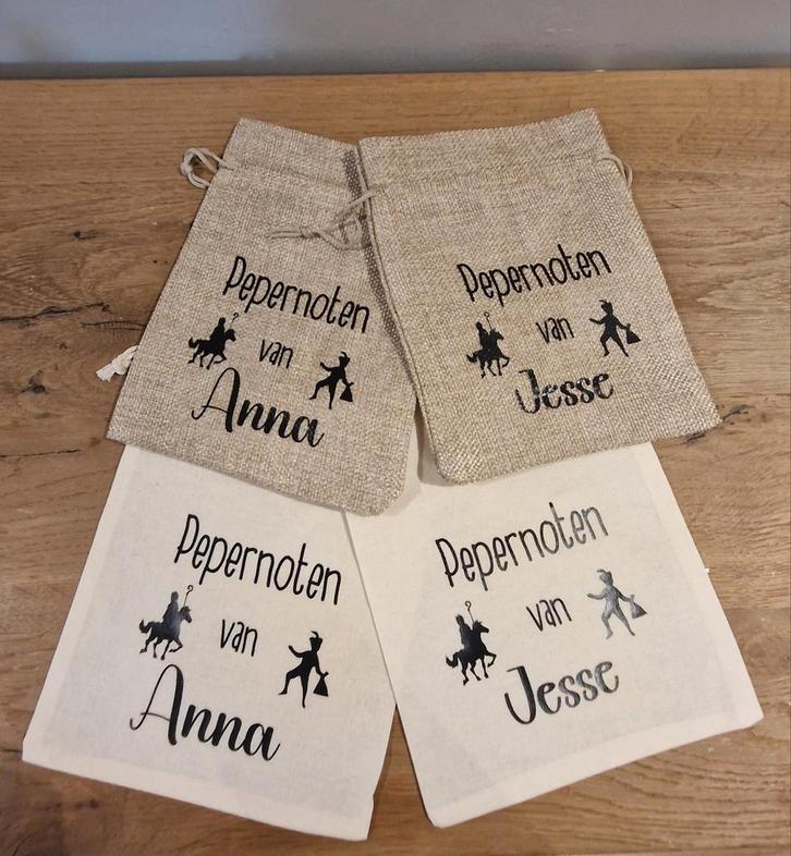 Pepernotenzakje met naam, Diversen, Sinterklaas, Nieuw, Ophalen