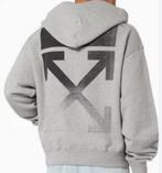 Off-White Degrade Arrow Slim Hoodie grey mt. S/m Origineel, Kleding | Heren, Truien en Vesten, Ophalen of Verzenden, Zo goed als nieuw