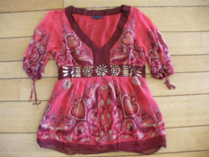 WATCHER tuniek rood maat 36, Kleding | Dames, Blouses en Tunieken, Zo goed als nieuw, Maat 36 (S), Rood, Ophalen of Verzenden