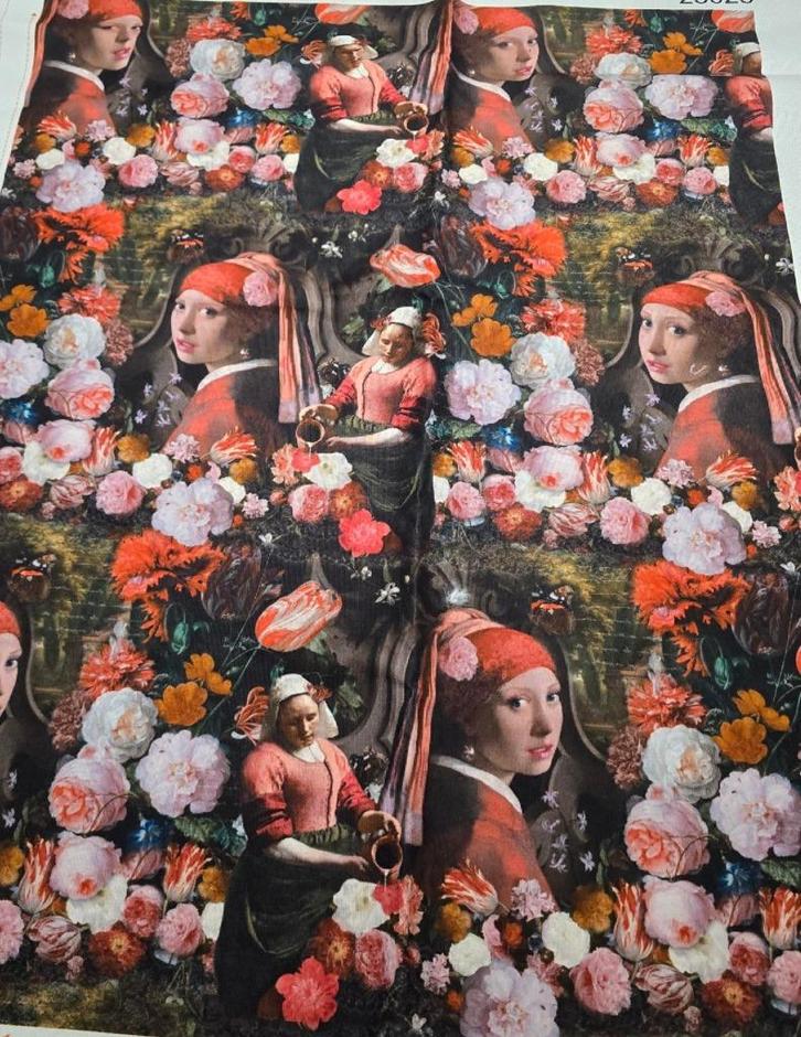 paneel stenzo canvas, Hobby en Vrije tijd, Stoffen en Lappen, Nieuw, Overige materialen, 30 tot 120 cm, 30 tot 200 cm, Overige kleuren