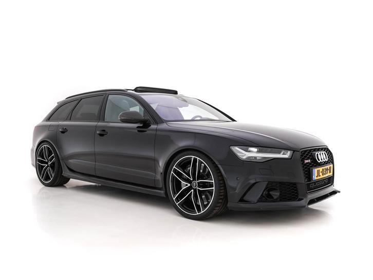 Audi RS6 Avant 4.0 TFSI Quattro *MILLTEK | KERAMIK | PANO |, Auto's, Audi, Bedrijf, Te koop, RS6, 360° camera, 4x4, ABS, Airbags