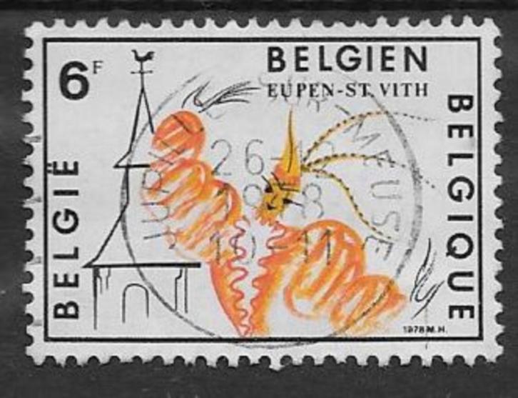 België 1978    Eupen   1962, Postzegels en Munten, Postzegels | Europa | België, Gestempeld, Verzenden
