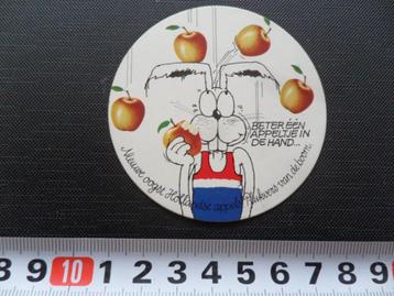 stickers Haas Beter één Appeltje in de hand .... strip *  beschikbaar voor biedingen