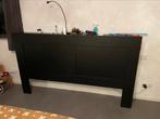 Ikea Brimnes hoofdeind zwart 180 cm, Ophalen, Zwart, Tweepersoons, Zo goed als nieuw