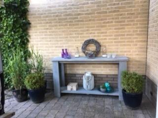 Sidetable steigerhout, Huis en Inrichting, Tafels | Sidetables, Nieuw, 25 tot 50 cm, 100 tot 150 cm, Rechthoekig, Overige houtsoorten