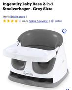 Ingenuity Baby Base 2-in-1 Stoelverhoger - Grey Slate, Ophalen, Zo goed als nieuw, Overige typen