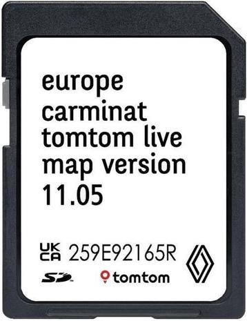 Renault TomTom Carminat live 11.05 Europa SD Kaart