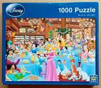 King puzzel Disney Restaurant 1000 compleet, Ophalen of Verzenden, 500 t/m 1500 stukjes, Gebruikt, Legpuzzel