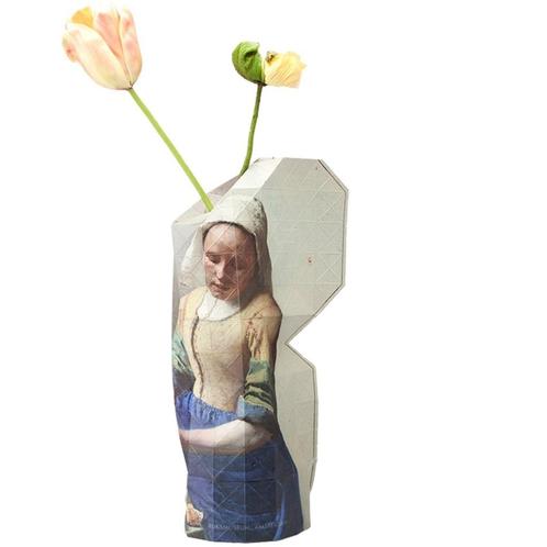 Paper vase cover Pepe Heykoop - Melkmeisje - nieuw, Antiek en Kunst, Kunst | Designobjecten, Ophalen of Verzenden