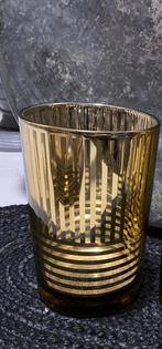 Grote gouden design vaas bloempot Eric Kuster stijl style, Huis en Inrichting, Woonaccessoires | Kandelaars en Kaarsen, Ophalen of Verzenden